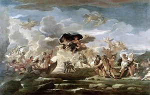 Luca Giordano - Scene With The Rape of Proserpine
