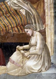 Giotto - Birth of The Virgin - Detail