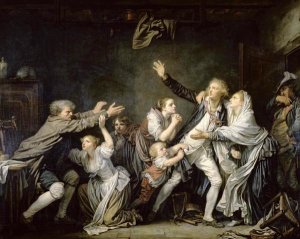 Jean Baptiste Greuze - Paternal Curse Or Ungrateful Son