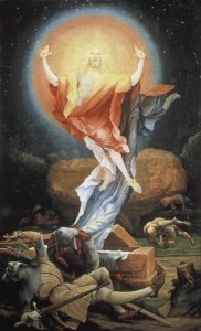 Mathias Grunewald - Isenheim Altarpiece: Resurrection