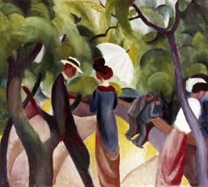 August Macke - Promenade