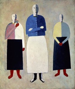 Kazimir Malevich - Three Girls