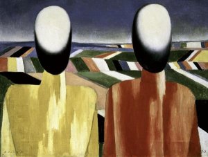 Kazimir Malevich - Two Farmers