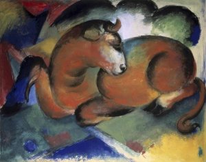 Franz Marc - A Red Bull