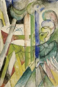 Franz Marc - Mountain Goats (Bergziegen)