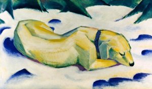 Franz Marc - The Hound (Weiber Hund)