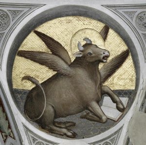 Giusto de Menabuoi - Saint Luke As An Ox