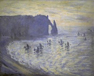 Claude Monet - Cliffs at Etretat