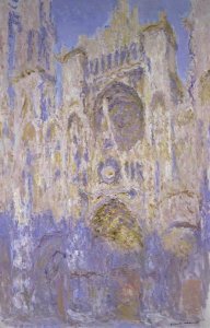 Claude Monet - Rouen Cathedral, Effects of Sunlight, Sunset