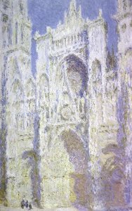Claude Monet - Rouen Cathedral: West Facade, Sunlight