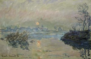 Claude Monet - Setting Sun (Soleil couchant)