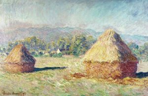 Claude Monet - Two Haystacks