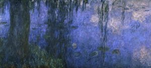 Claude Monet - Water Lilies: Morning with Willows, c. 1918-26 (left panel)