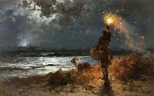 Edward Moran - The Signal