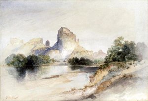 Thomas Moran - Castle Butte, Green River, Wyoming