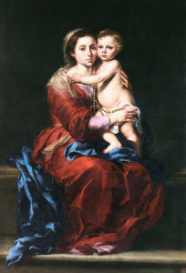 Bartolome Esteban Murillo - Madonna & The Rosary #1