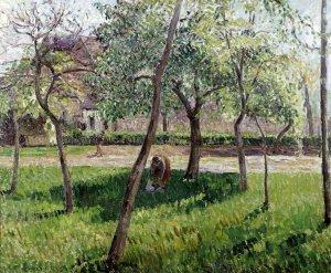 Camille Pissarro - An Enclosure in Eragny