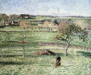 Camille Pissarro - Prairies De Bazincourt, Automne
