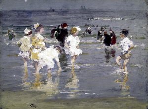 Edward Henry Potthast - Children on the Beach