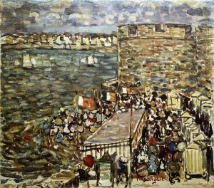 Maurice Brazil Prendergast - Ramparts, St. Malo