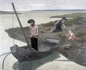 Pierre Puvis de Chavannes - Poor Fisherman