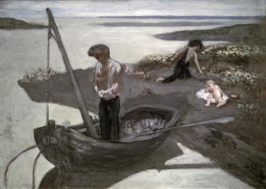 Pierre Puvis de Chavannes - Poor Fisherman (Sketch)