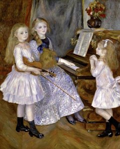 Pierre-Auguste Renoir - Portrait of the Daughters of Catulle Mendes