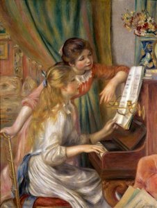 Pierre-Auguste Renoir - Two Young Girls at the Piano