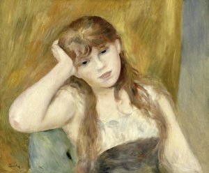 Pierre-Auguste Renoir - Young Blond Girl