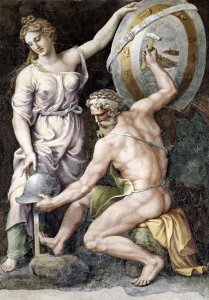 Giulio Romano - Vulcan Forging Armour For Achilles