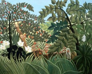 Henri Rousseau - Exotic Landscape