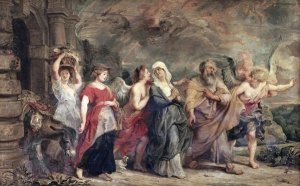 Peter Paul Rubens - Escape of Lot