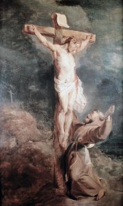 Peter Paul Rubens - Saint Francis Before The Crucified Christ