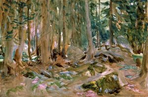 John Singer Sargent - Pine Forest