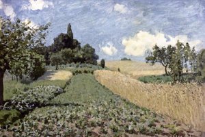 Alfred Sisley - The Cornfield