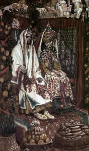 James Tissot - Betrothed of Cana In Galilee