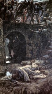 James Tissot - Bridge Over The Brook Kedron