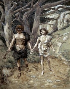 James Tissot - Cain Leadeth Abel To Death