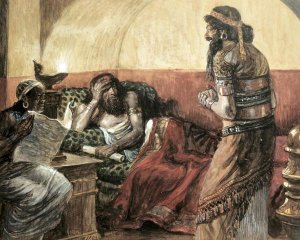 James Tissot - Chronicles Are Read To Ahasuerus