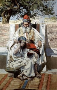 James Tissot - David and Abishag