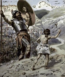 James Tissot - David Slings The Stone