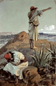 James Tissot - Elijah From Mt Carmel Sees a Cloud Afar Off