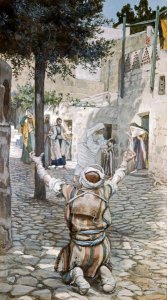 James Tissot - Healing The Leper at Capernaum