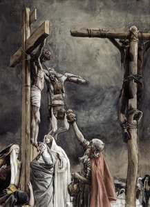 James Tissot - I Thirst, Vinegar Given To Jesus