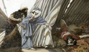 James Tissot - Jael Shows To Barak, Sisera Lying Dead