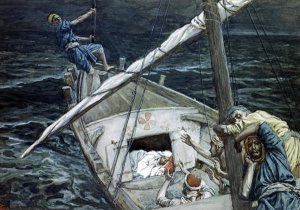 James Tissot - Jesus Asleep During The Storm