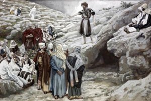 James Tissot - John The Baptist and The Pharisees