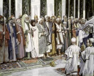 James Tissot - Legend of The Tests of Suitors of The Holy Virgin