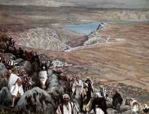 James Tissot - People Seek Christ To Make Him King