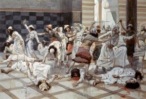 James Tissot - Saul Commands Doeg To Slay The Priests